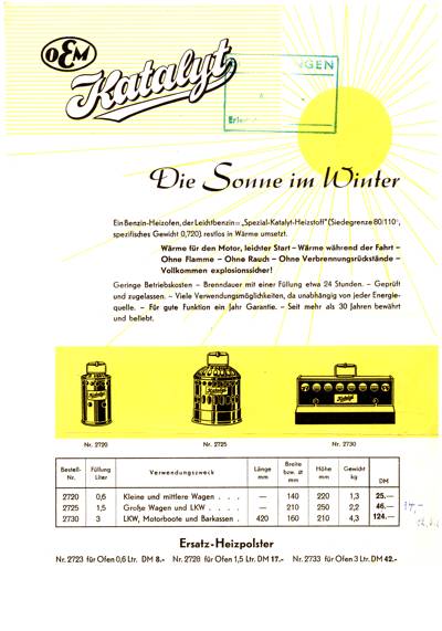 OEM Katalytofen