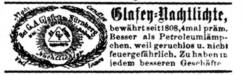 Glafey Nachtlichte 1883